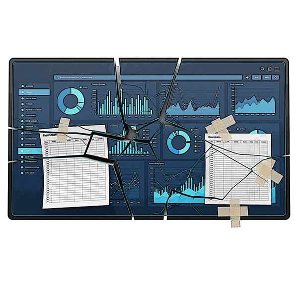 Fractured Dashboard
